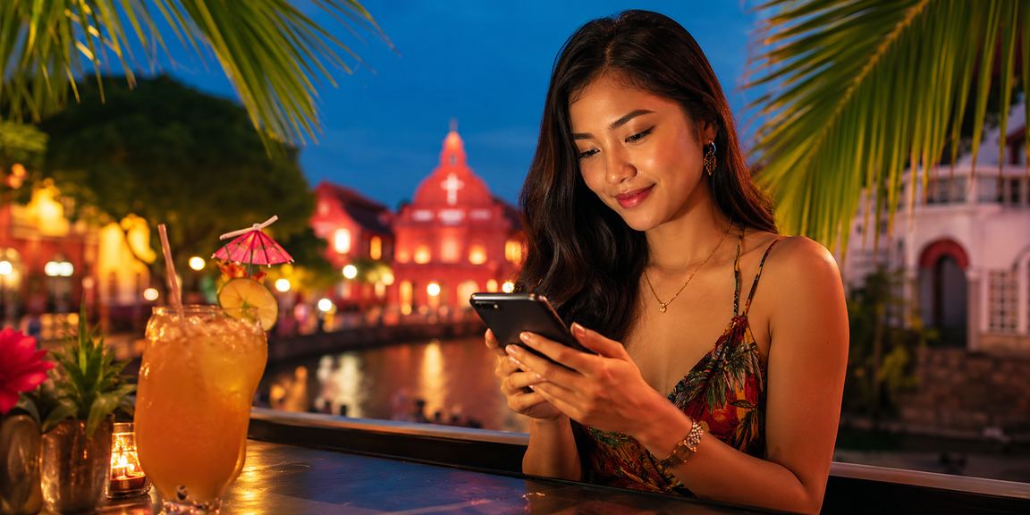 Pengguna Malaysia di Melaka menerima cashback dan bonus dalam platform t1000